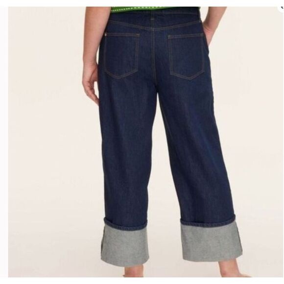 Kate Spade X Target High-Rise Straight Leg Wide Cuff Jeans - womens sz 10 NEW - Picture 6 of 9